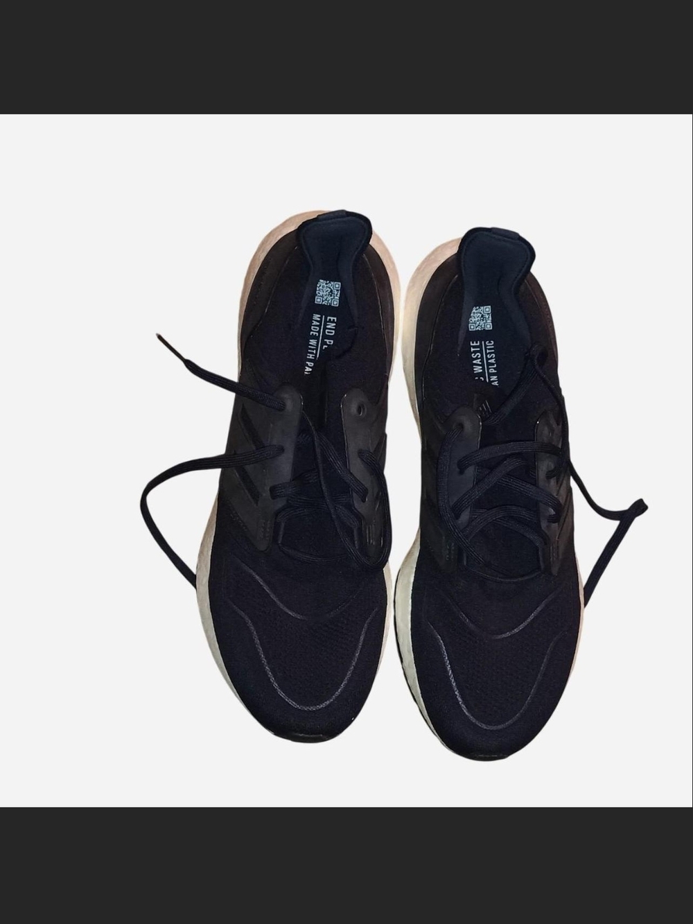 Adidas Men's Navy And White Athletic Sneakers